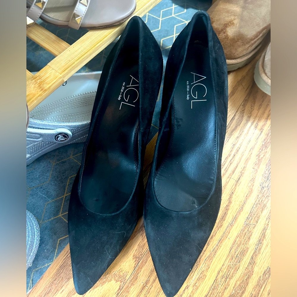 AGL black heels